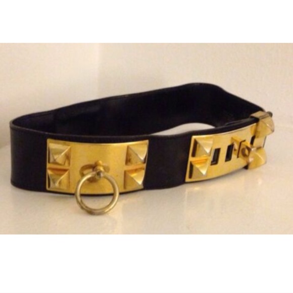 HERMES Medor Collier De Chien Black/Gold Belt main image 7
